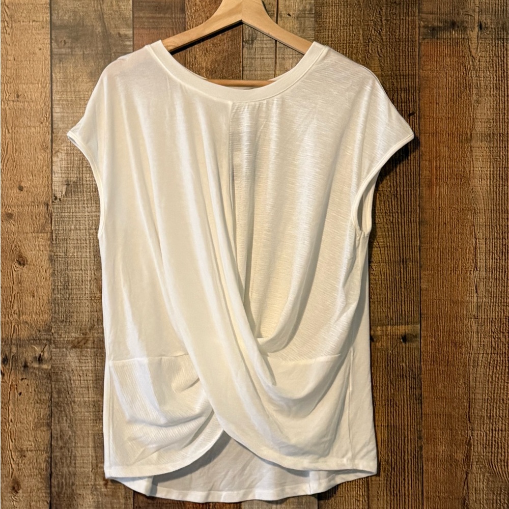 White Drape Top